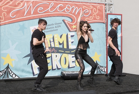 Laura Marano performs at 27th A Time for Heroes Family Festival in support of the Elizabeth Glaser Pediatric AIDS Foundation Laura Marano performs at 27th A Time for Heroes Family Festival in support of the Elizabeth Glaser Pediatric AIDS Foundation